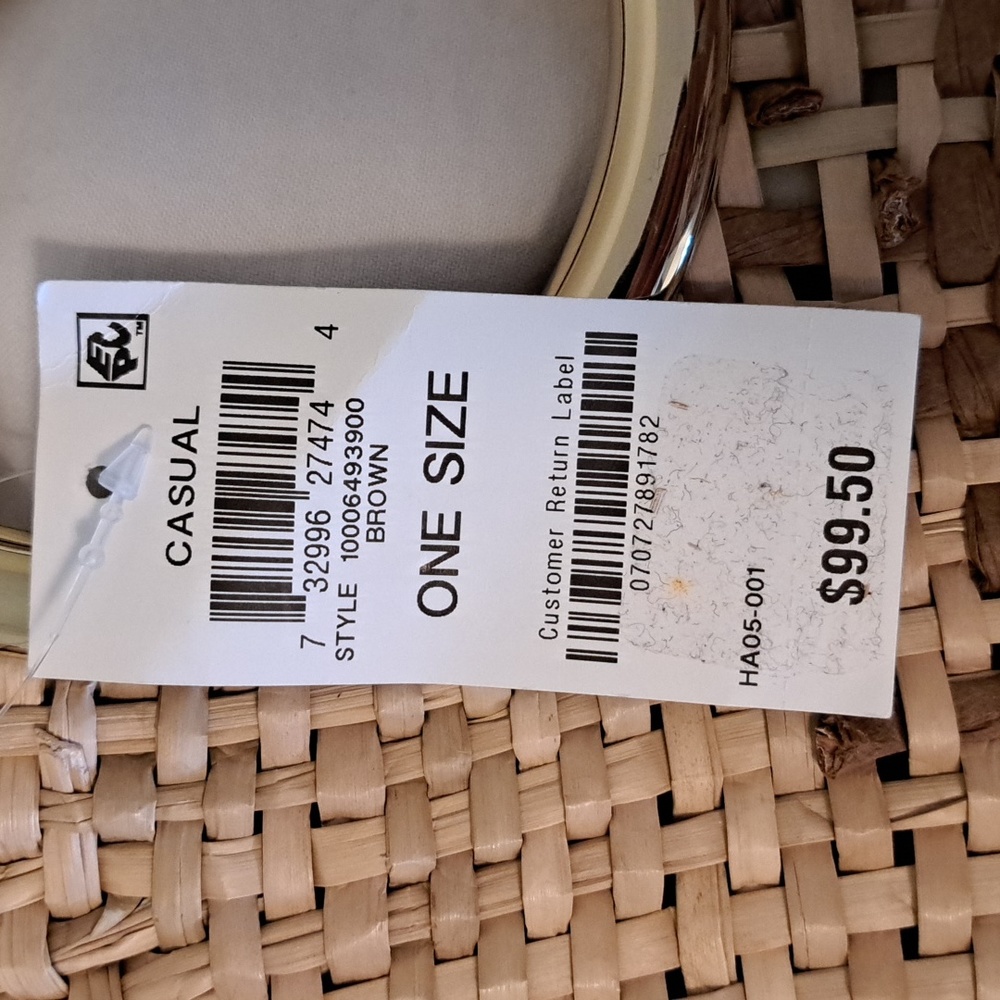 INC Straw Open Handle Tote - Picture 7 of 7